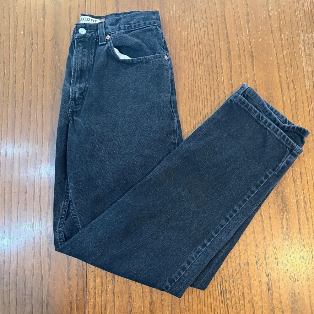 Levi's 550 Relaxed Fit Jeans Men’s 31x34 Black Denim Straight Leg Cotton